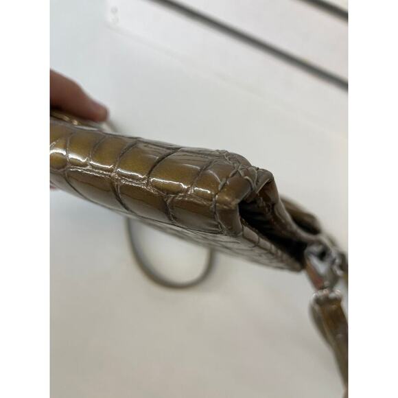 BRIGHTON, SMALL EMBOSSED ANIMAL PATTON LEATHER CROSSBODY BAG - Picture 9 of 16